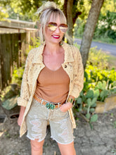 The Lasso lace button up