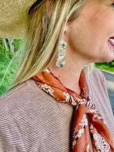 The Eastland engraved earrings