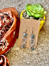 The Eastland engraved earrings