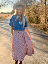 The Long crop denim top