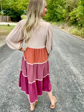 The Berry block dress