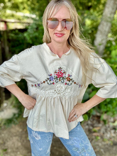 The Cross stitch blouse