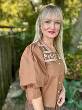 The Caramello blouse