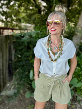 The Garden gingham shorts