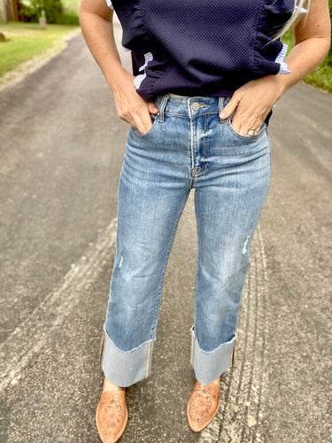 The Callie cuffed jeans