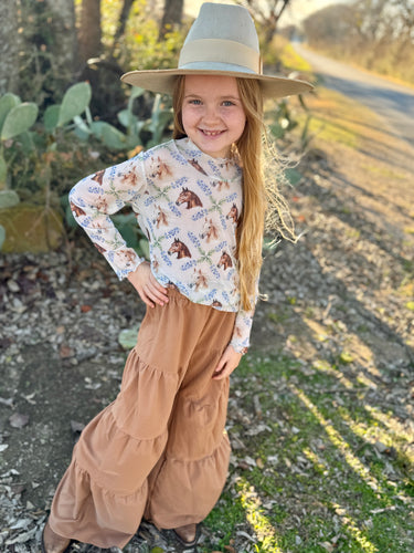 The little bluebonnet mesh shirt