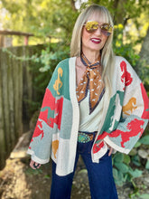The Block horse cardigan