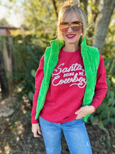 Santa, bring me a cowboy sweatshirt