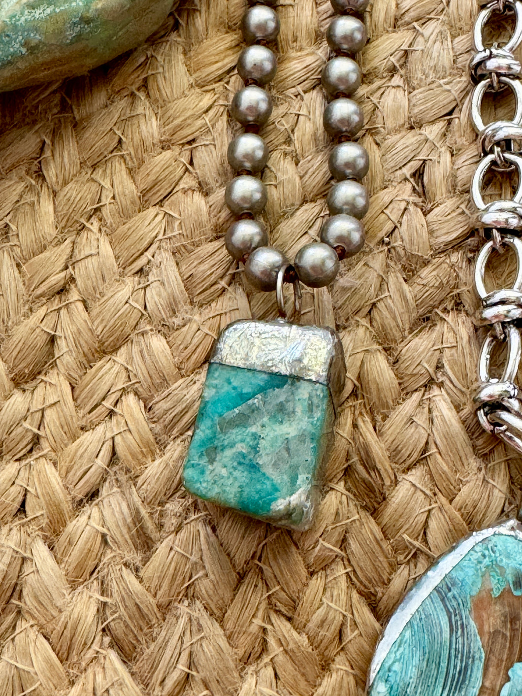The Sticks and stones necklaces
