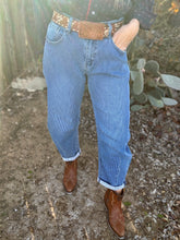The Textured barrel jeans