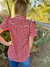 The Gingham gang pearl snap