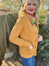 The Golden cable cardigan