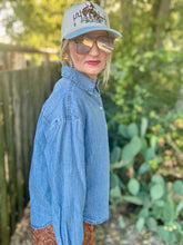 The Derby denim button up