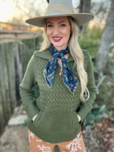 The Caliber cable knit pullover~2 colors