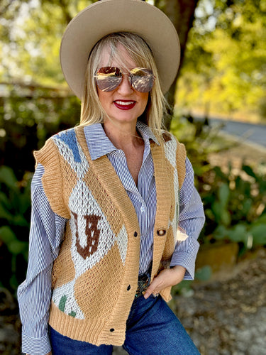 The Diamond ranch sweater vest