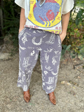 The washed western pants