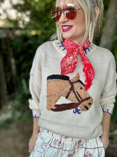 The Burberry bridle sweater