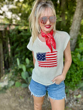 The Stars and stripes knit top