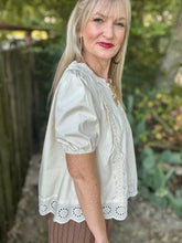 The Everly Eyelet blouse