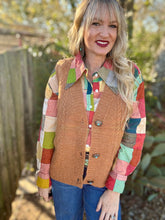 To the point patchwork shirt