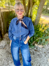 The Dixie denim top