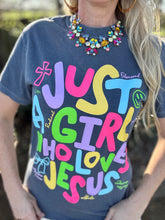 A girl who loves Jesus tee
