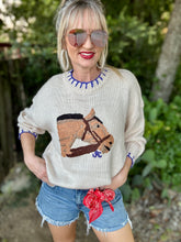 The Burberry bridle sweater