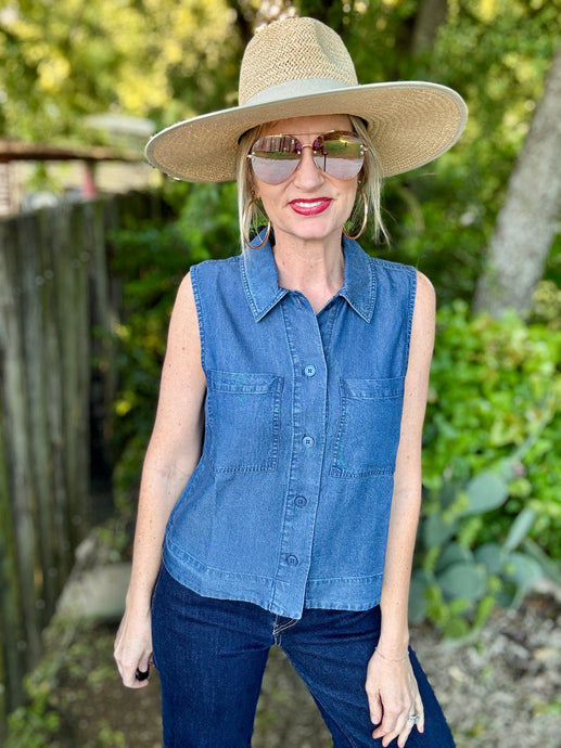 The Durango denim top