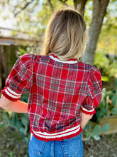 The Parchment plaid top