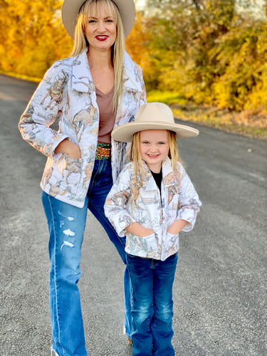 The Bronc buster quilted jacket-mommy and mini