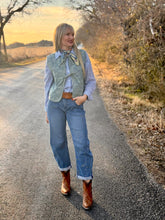 The Textured barrel jeans