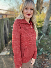 The Caliber cable knit pullover~2 colors