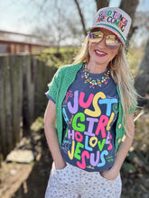 A girl who loves Jesus tee