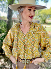 The Tribal trail blouse