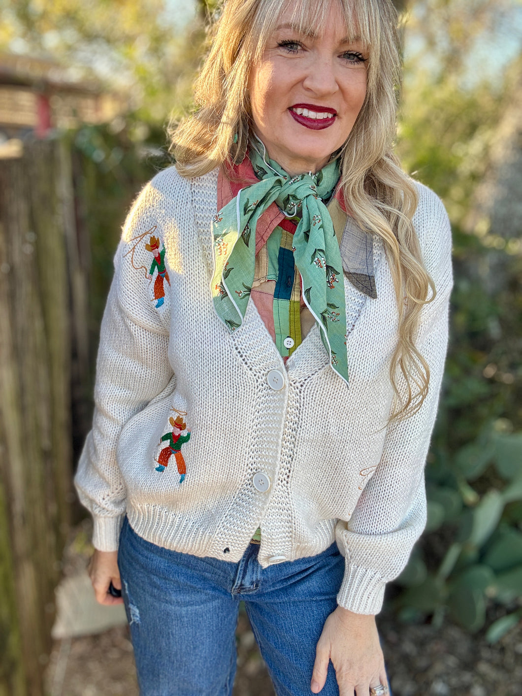 The Roping cowboy cardigan