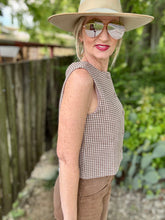 The Giddy Gingham vest
