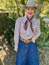 The Browning gingham pearl snap