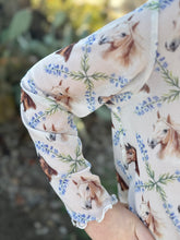 The little bluebonnet mesh shirt