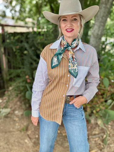 The Subtle stripe button up