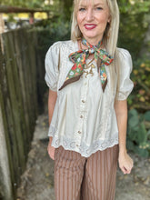 The Everly Eyelet blouse