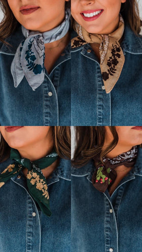 The fall frilly bandanas