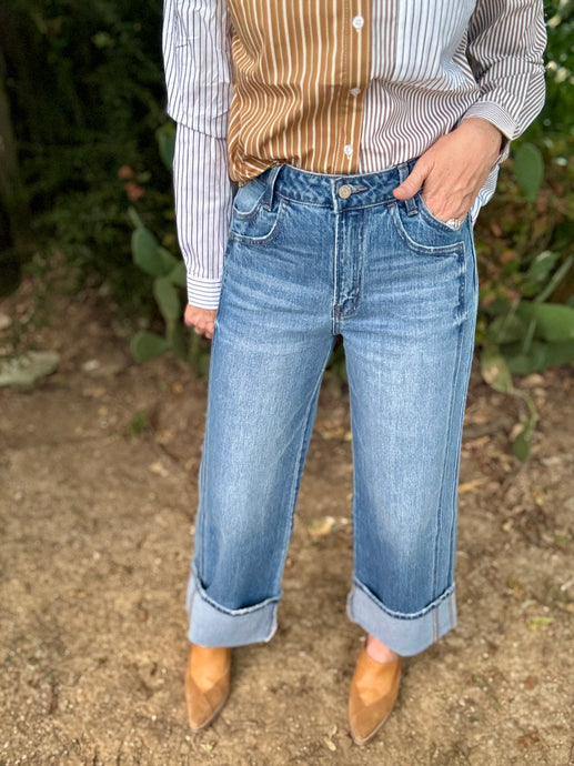 The Cali cuffed jeans