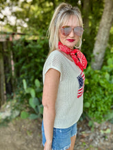 The Stars and stripes knit top