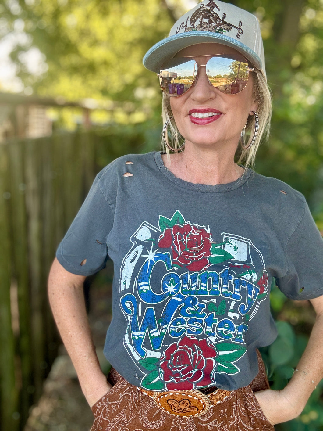 Country & western Tee