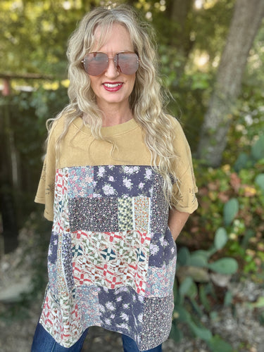 The Vintage vibe tunic top