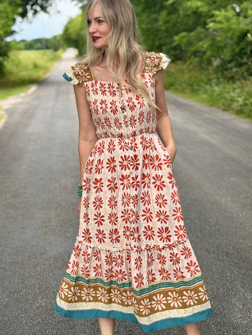 The Red River dress