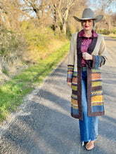 The Dusty trails sweater duster