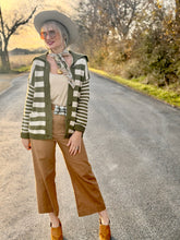 The Mossy oak stripe cardigan