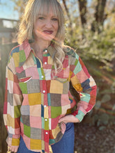 To the point patchwork shirt