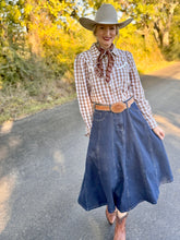 The Browning gingham pearl snap